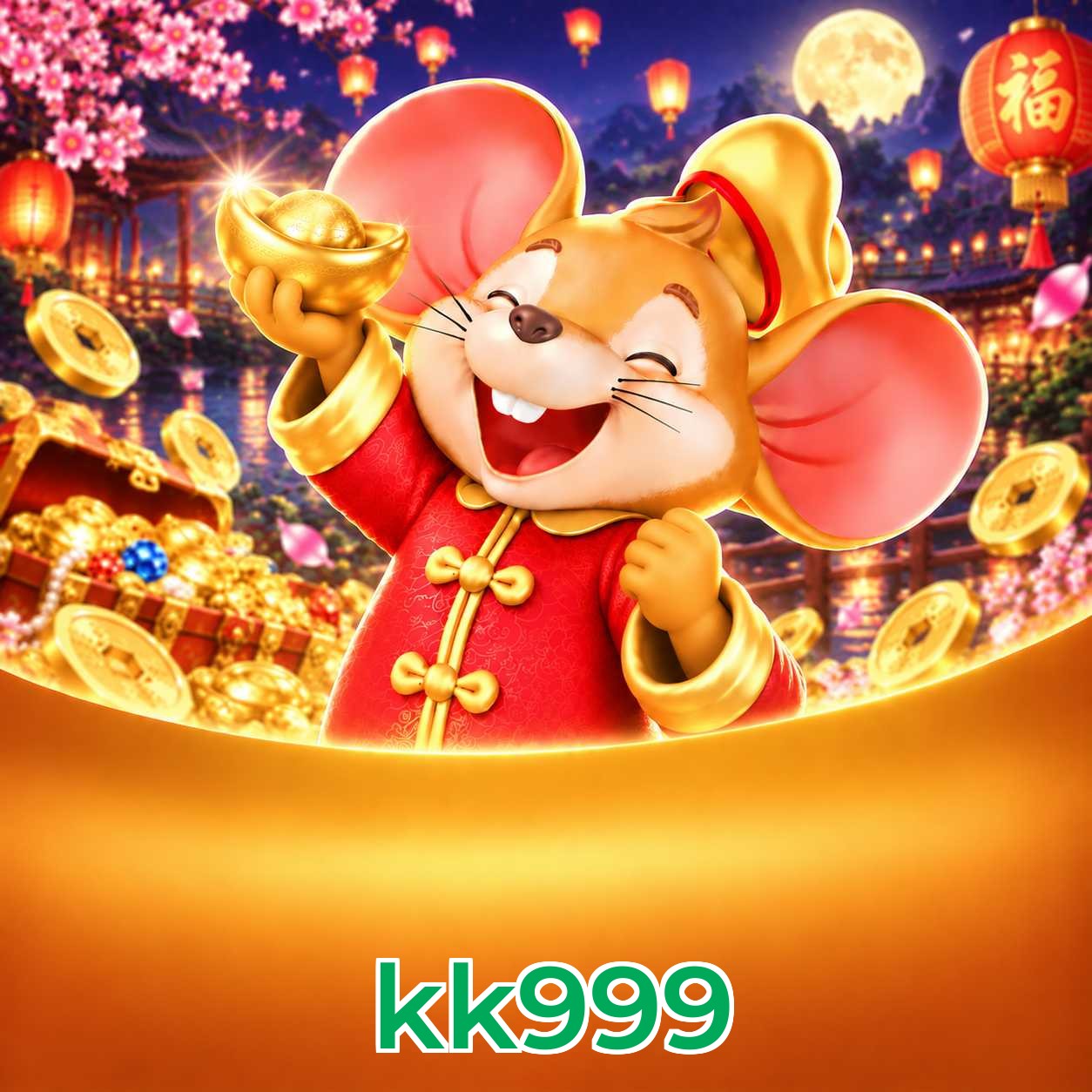 kk999 Logo - Bônus com Rollover Justo